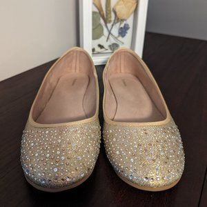 Women's Size 11 Style & Company Angelynn Gold Flats